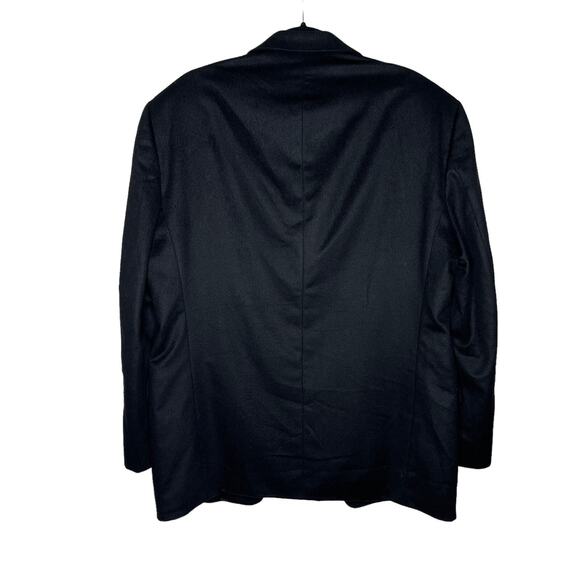 Arnold Brant Sport Coat 44 R 100% Cashmere Jacket Blazer 3 Button Black Canada - Picture 6 of 14